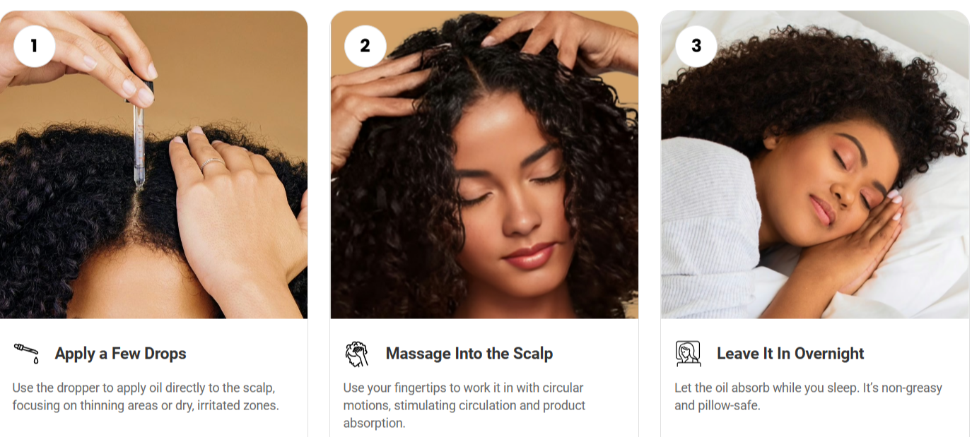 WellaNaturals Hair Growth Oil how to use